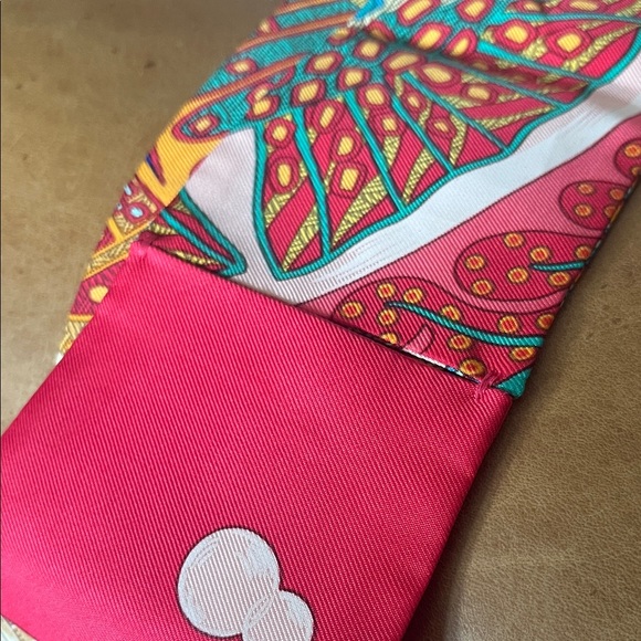 Hermes Colorful Fish Silk Scarf - Picture 7 of 12